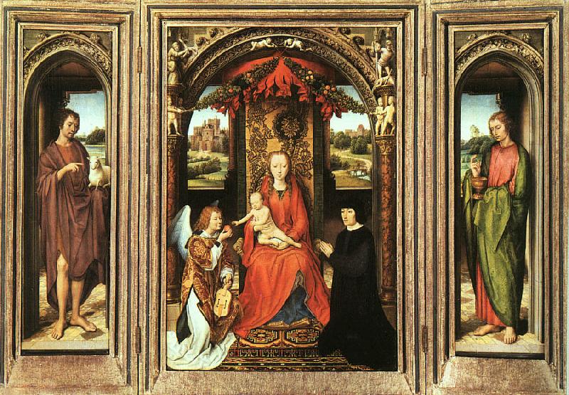 Hans Memling Triptych oil painting picture